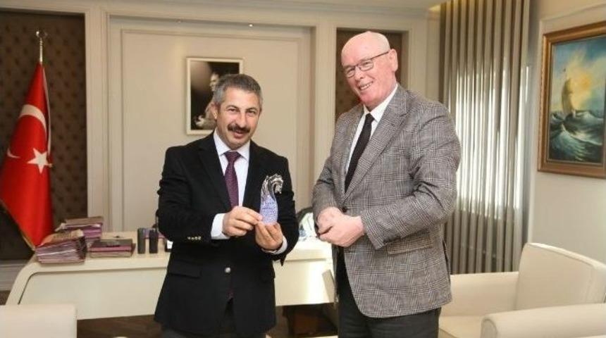 Başkan Kurt Eskişehir Emniyet M&uuml;d&uuml;r&uuml; Engin Din&ccedil;&rsquo;i Ziyaret Etti