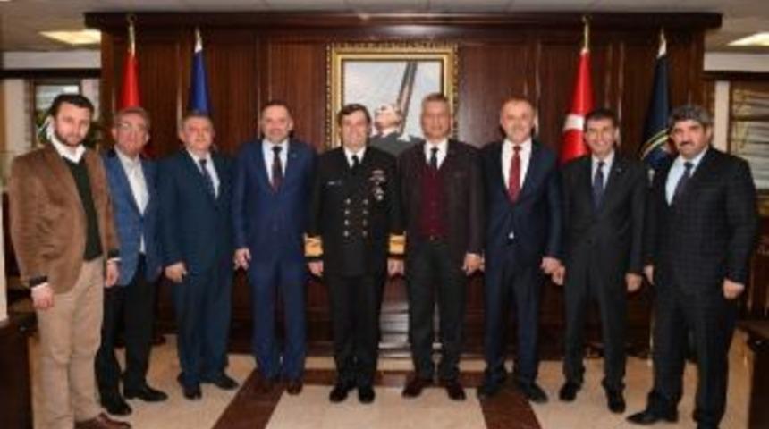 Koto Başkanları Doğan Ve Barış, Donanma Komutanlığını Ziyaret Etti