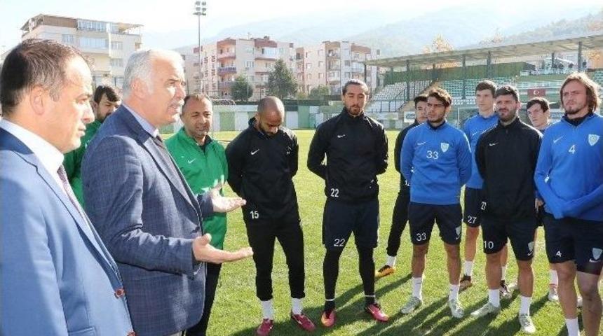 G&uuml;zg&uuml;l&uuml;&rsquo;den B&uuml;y&uuml;kşehir Belediyespor&rsquo;a Moral Ziyareti