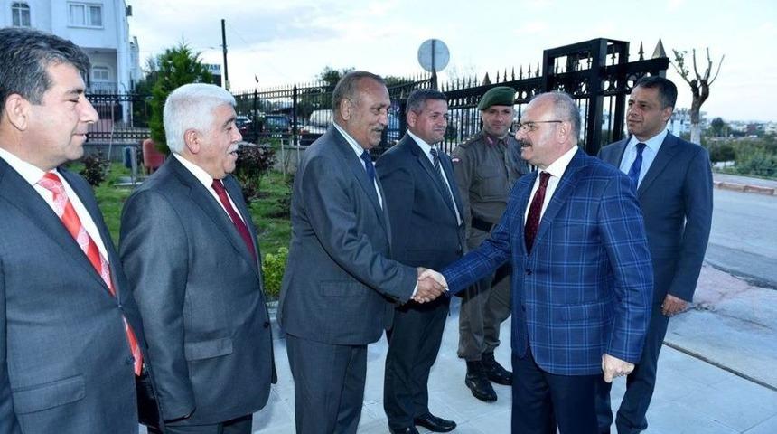 Vali &Ccedil;akacak, Kaymakam Şahin Ve M&uuml;ft&uuml; Coşkun&rsquo;u Ziyaret Etti