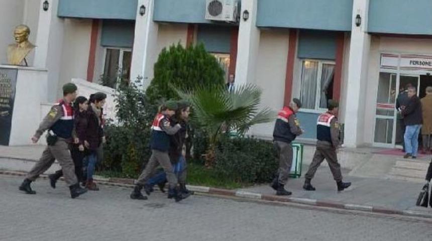Pkk Ş&uuml;phelilerinden 4'&uuml; Daha Adliyede Sevk Edildi