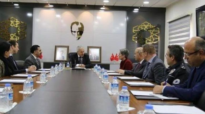 Vali Kam&ccedil;ı, Rotterdam Emniyet Teşkilatını Kabul Etti