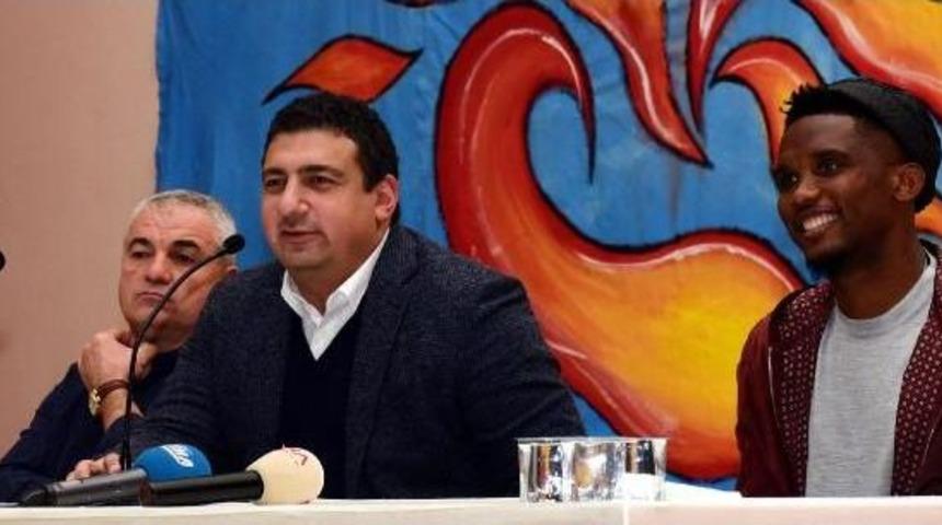 Eto'o: En B&uuml;y&uuml;k Arzum Sayın Cumhurbaşkanıyla Futbol Oynamak