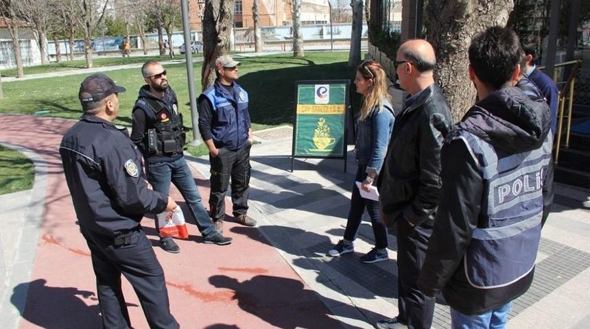 Malatya&rsquo;da 59 Okulda Asayiş Uygulaması Yapıldı
