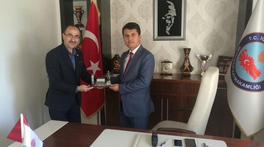 Başkan Ayrancı&rsquo;dan Kaymakam Cankaloğlu&rsquo;na Nezaket Ziyareti