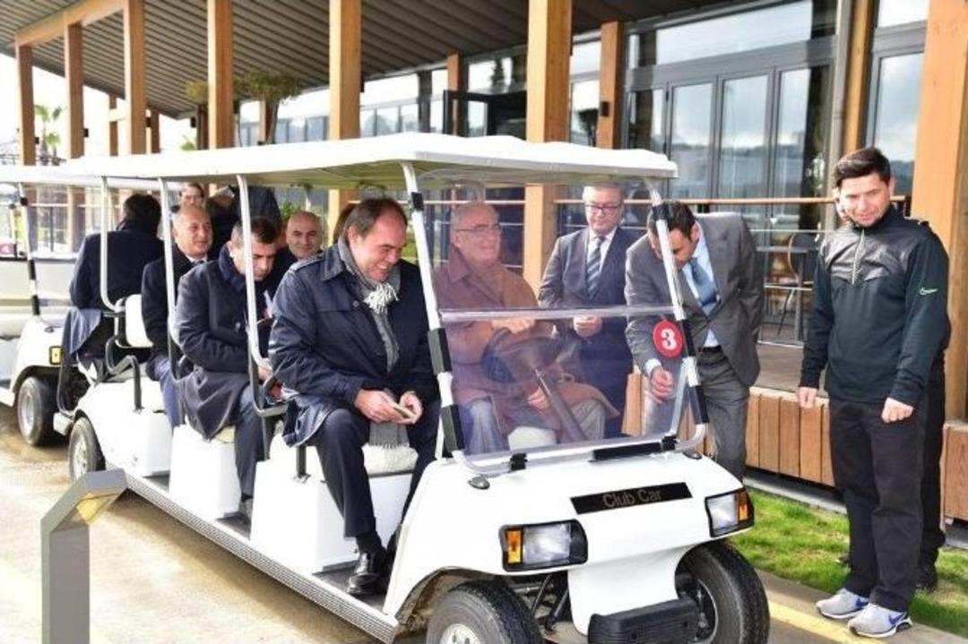Tff Y&ouml;netimi Golf Sahasına Hayran Kaldı