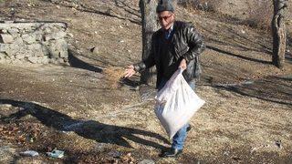 Osmancık’ta Kuşlar İçin Yem Bırakıldı