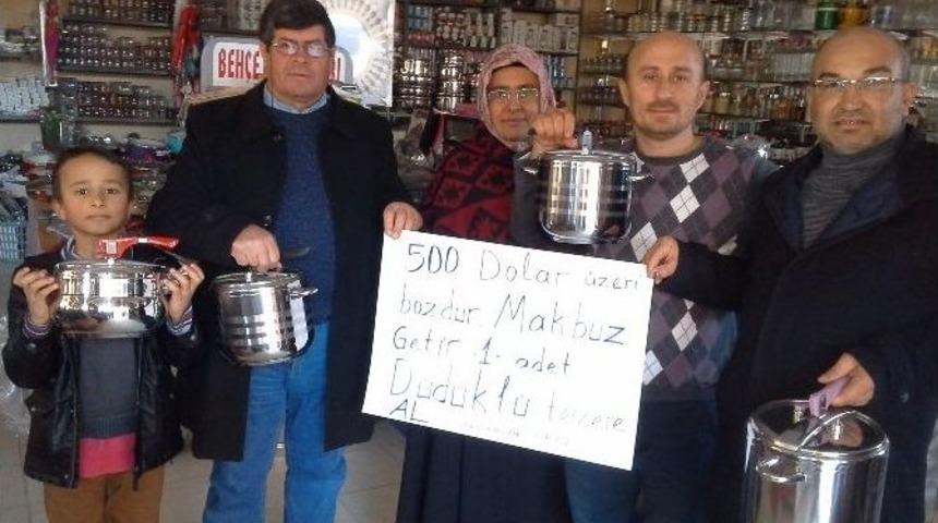 Selendi Ak Parti&rsquo;den Dolar Bozduranlara İlgin&ccedil; Hediyeler
