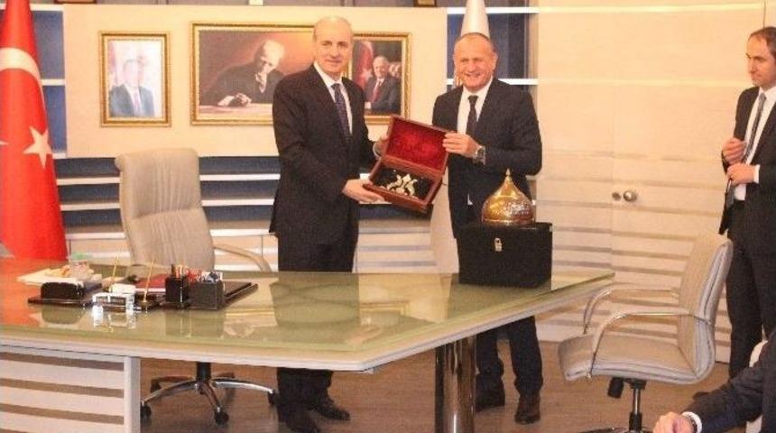 Kurtulmuş D&uuml;zce&rsquo;de Ziyaretler Yaptı