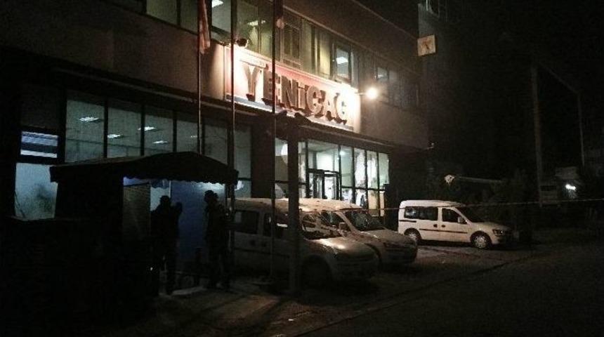 Yeni&ccedil;ağ Gazetesine Saldırı Anı Kamerada