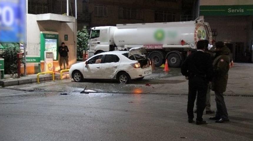 Çağlayan’da Benzin İstasyonuna Eyp’li Saldırı