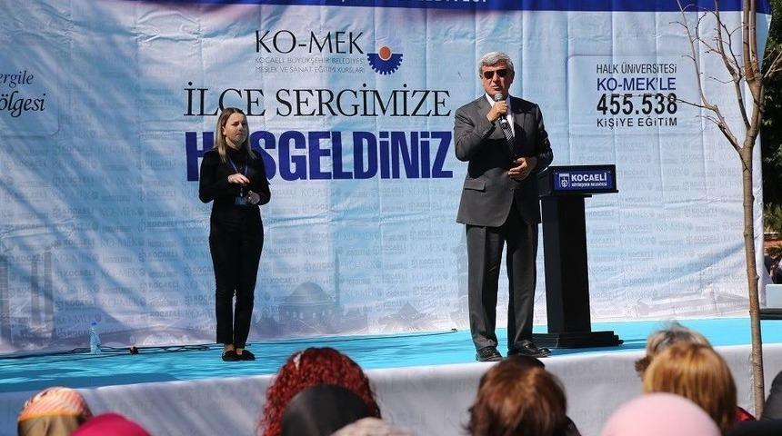 Ko-mek İl&ccedil;e Sergileri G&ouml;lc&uuml;k İle Başladı