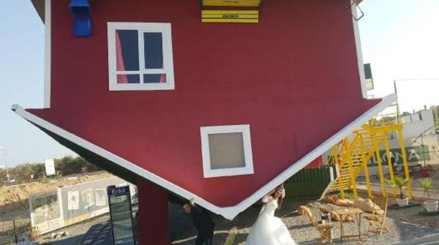 İranlı Gelin- Damat Ters Ev'de Poz Verdi