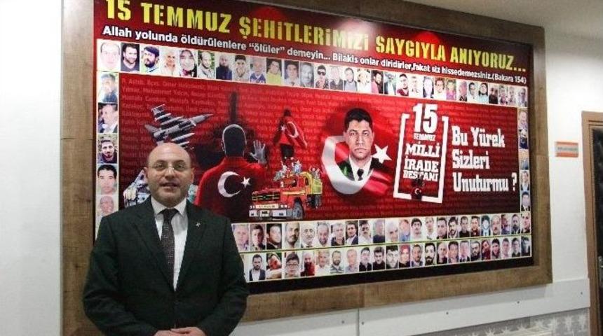 Ak Parti K&uuml;tahya İl Başkanlığı&rsquo;nda &rsquo;15 Temmuz Şehitleri K&ouml;şesi&rsquo; Oluşturuldu