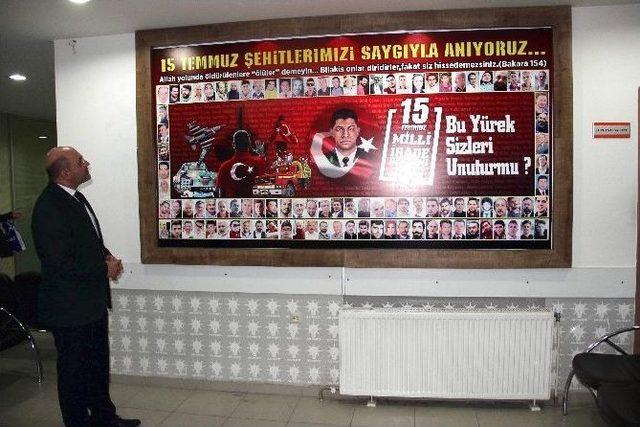 Ak Parti K&uuml;tahya İl Başkanlığı&rsquo;nda &rsquo;15 Temmuz Şehitleri K&ouml;şesi&rsquo; Oluşturuldu 1