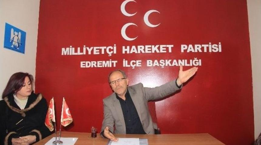 Edremit&rsquo;te Mhp Y&ouml;netimi Belli Oldu