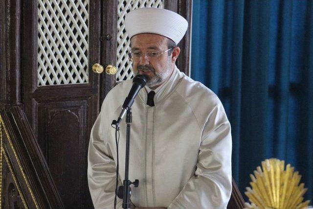 Diyanet İşleri Başkanı Görmez, Cuma Hutbesini Tekirdağ’da Okudu