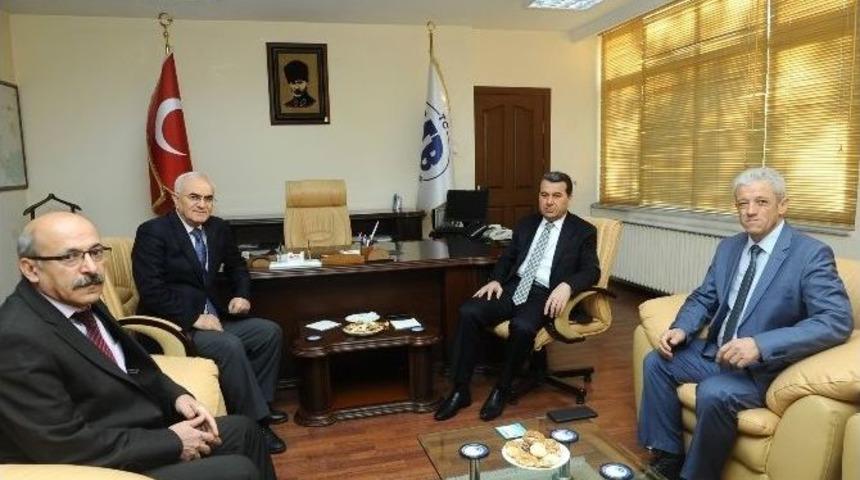 Vali Azmi &Ccedil;elik&rsquo;ten Defterdar Aydın&rsquo;a Ziyaret