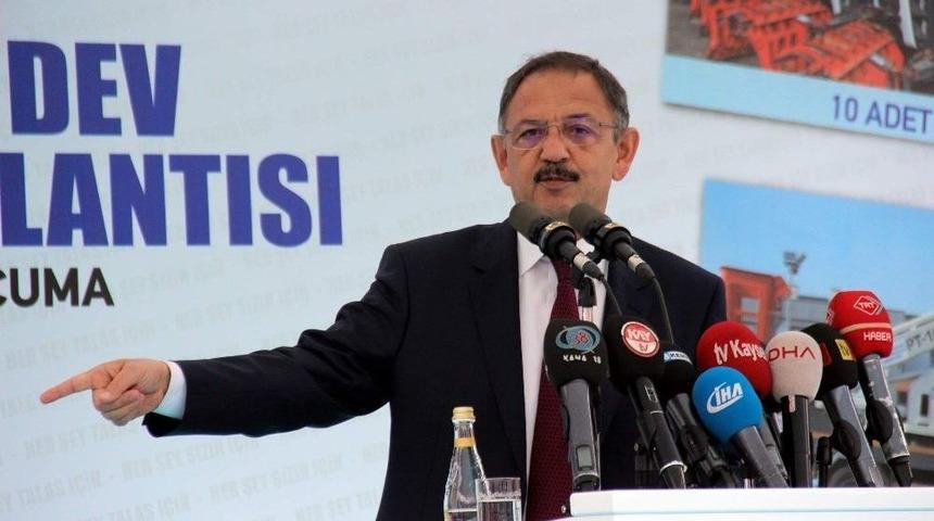 Bakan &Ouml;zhaseki, 15 Milyonluk Projelerin Tanıtım Toplantısına Katıldı