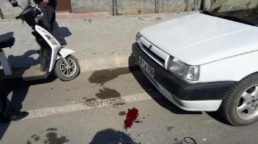 3 Tekerlekli Elektrikli Bisiklet Otomobile Çarptı