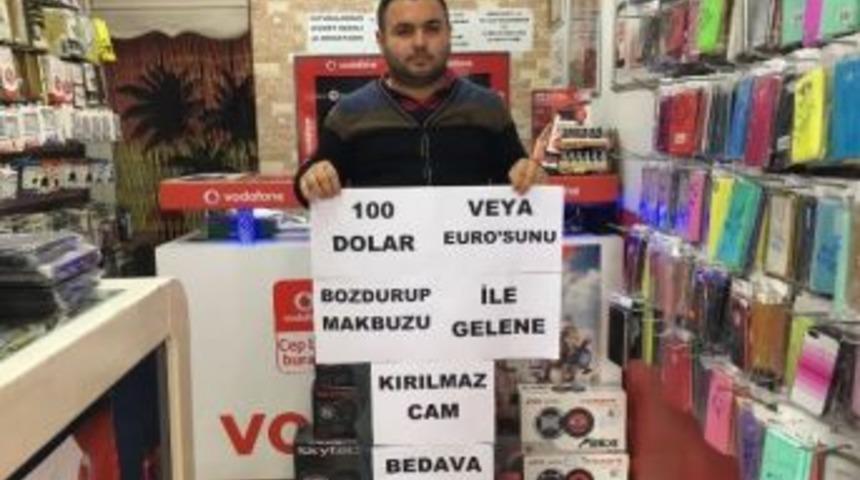 Dolar Bozdurup Dekont Getirene Kırılmaz Cam Hediye Ediyor