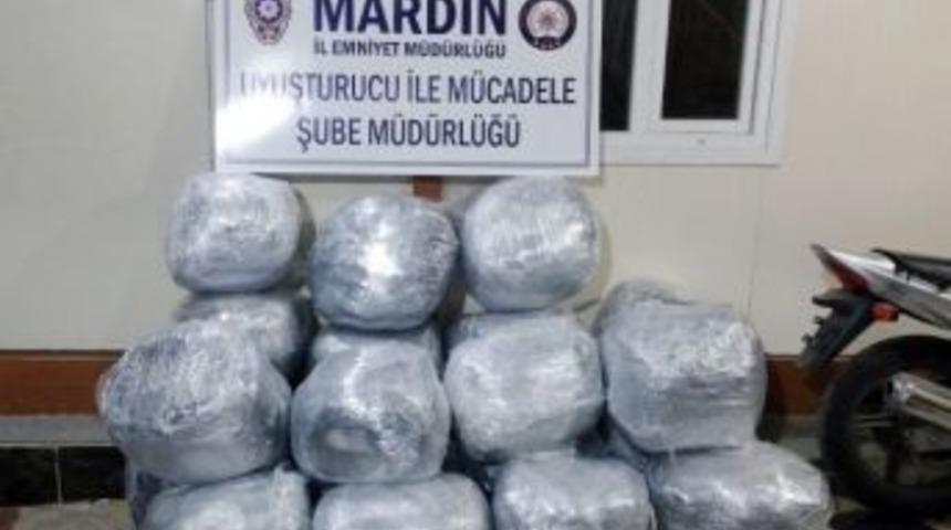 Mardin&rsquo;de 198 Kilogram Esrar Ele Ge&ccedil;irildi