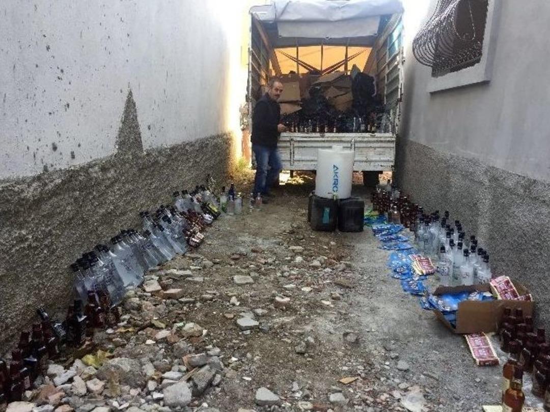 Sahte İ&ccedil;ki İmalathanesine Baskın