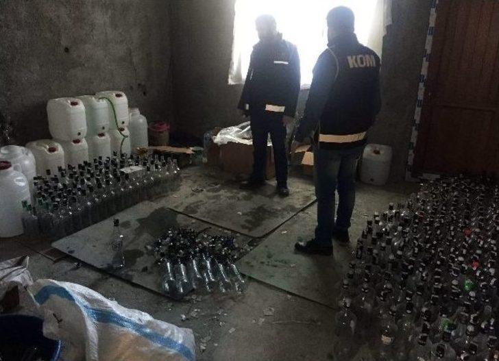 Sahte İçki İmalathanesine Baskın G4