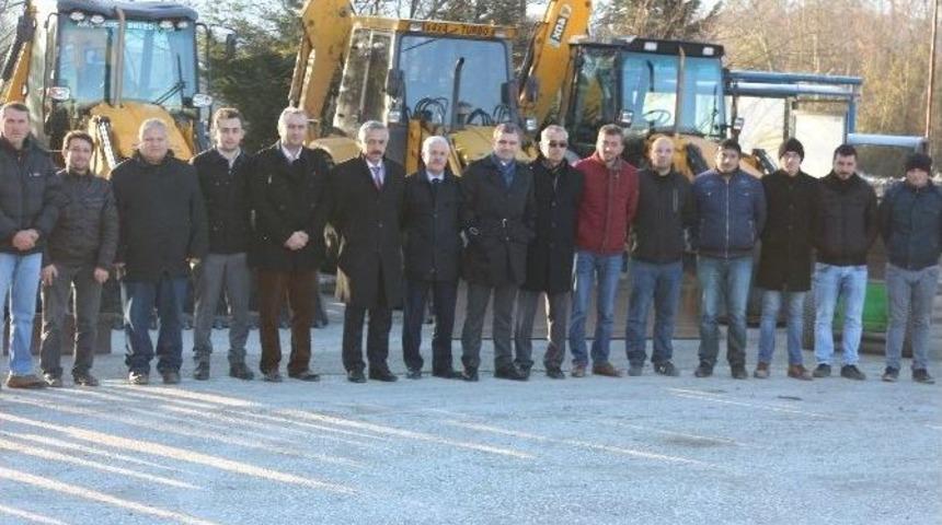 Ak&ccedil;akoca Belediyesi Kar Yağışı İ&ccedil;in Teyakkuzda