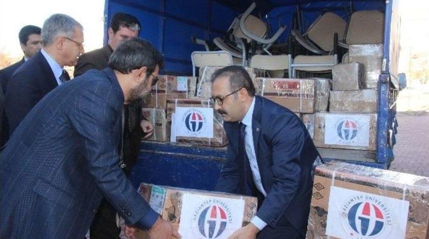 Sınır &Ouml;tesine Sıra, Masa Ve Eğitim Malzemeleri Yardımı