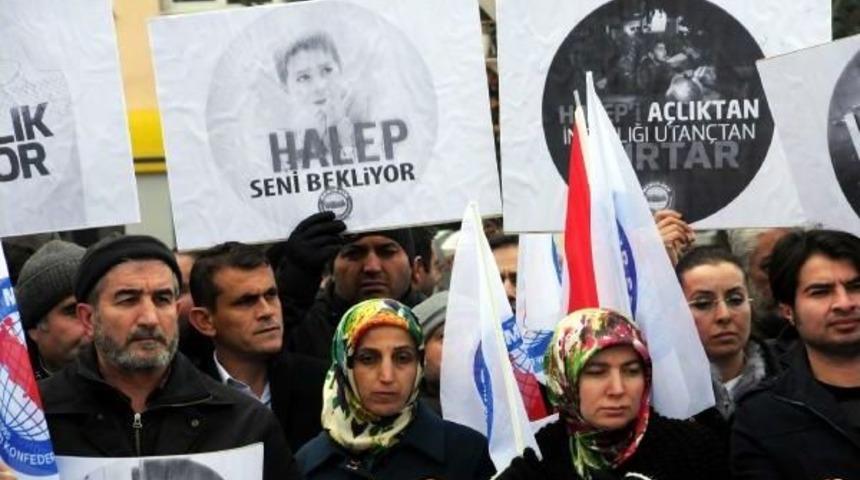 Halep Saldırıları Tokat'ta Protesto Edildi