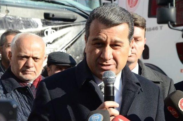 Halep İçin Eskişehir’den 3 Tır Un Yola Çıktı 1