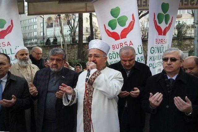 Bursa&rsquo;da Halep Şehitleri İ&ccedil;in Gıyabi Cenaze Namazı Kılındı 2