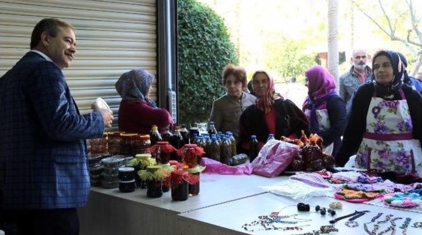 Akdeniz Belediyesi Kadın Emeğini Değerlendirme Pazarı A&ccedil;ıldı