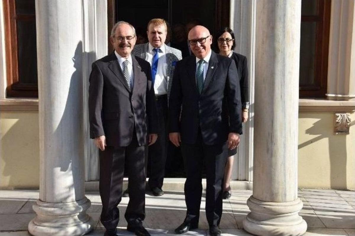 Eskişehir B&uuml;y&uuml;kşehir Belediye Başkanı B&uuml;y&uuml;kerşen&rsquo;in Tekirdağ Temasları