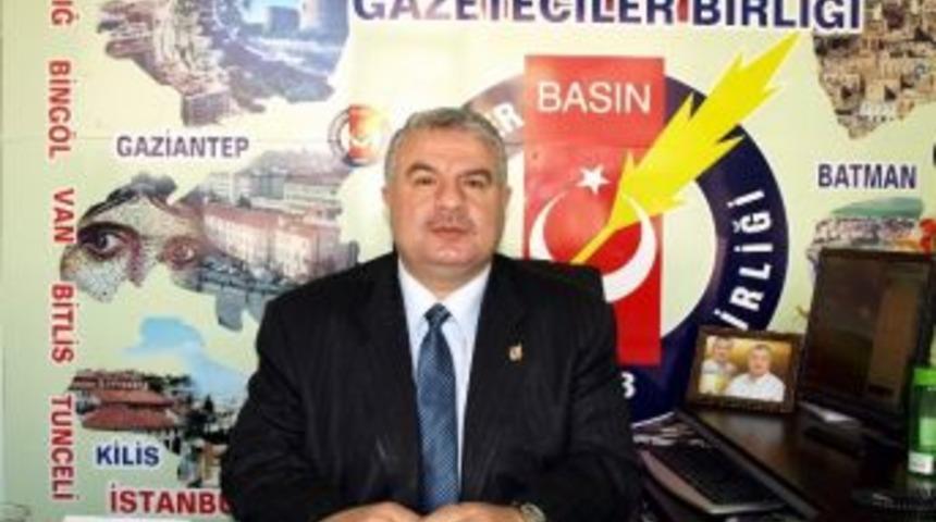 Gap Gazeteciler Birliği Genel Başkanı Kıymaz Yeniçağ Gazetesine Yapılan Saldırıyı Kınadı