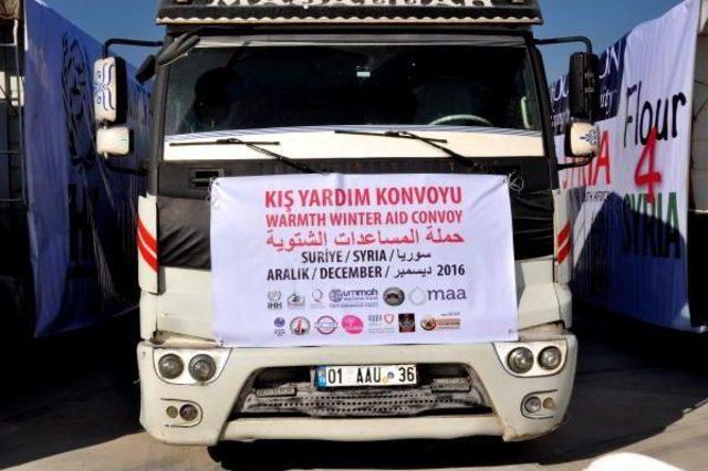 İhh’Dan Suriye’Ye 35 Tır Kışlık Yardım Konvoyu