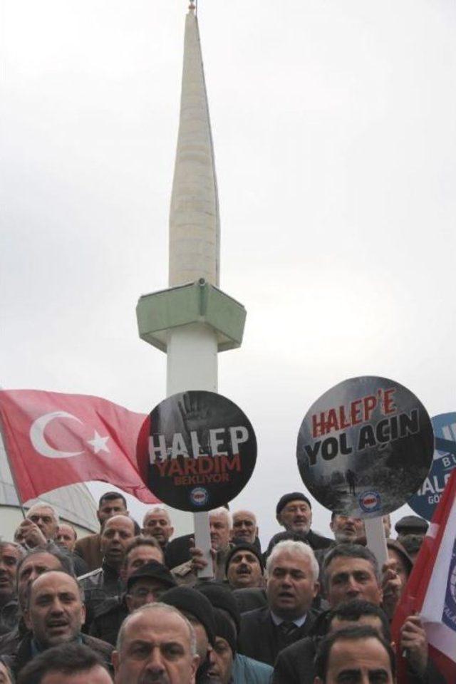 Halep'te Ölenler Için Samsun'da Gıyabi Cenaze Namazı