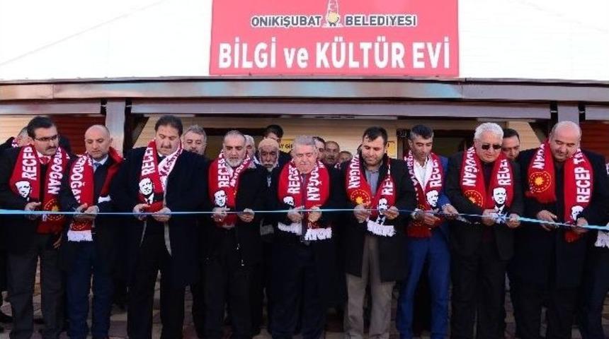 Onikişubat Belediyesi Bilgi Ve K&uuml;lt&uuml;r Evlerinin Bir Yenisini Daha A&ccedil;tı