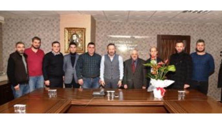 Amat&ouml;r Spor Kul&uuml;plerinden Başkan Doğan&rsquo;a Ziyaret