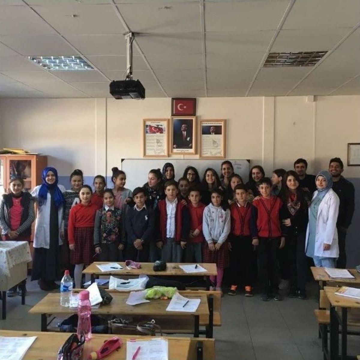 G&ouml;n&uuml;ll&uuml; Gen&ccedil;lerden K&ouml;y Okuluna Ziyaret