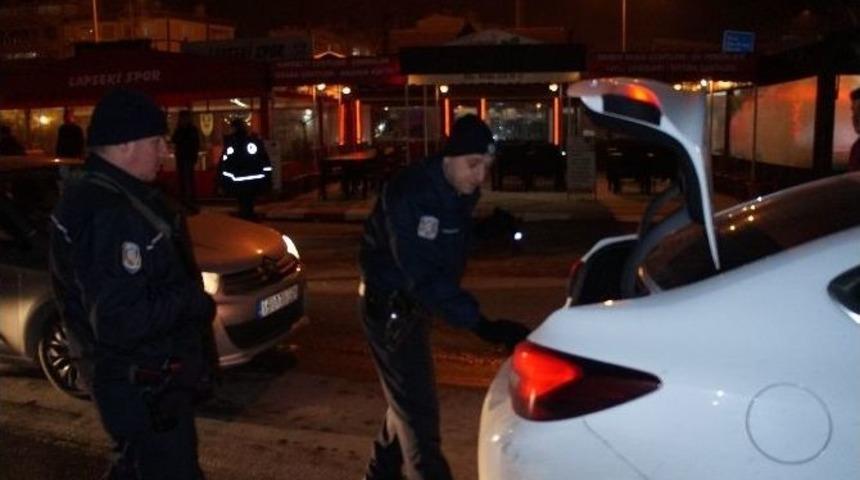 Lapseki&rsquo;de Asayiş Uygulaması