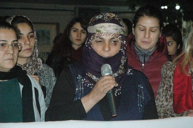 Kadın Platformu Üyeleri Songül Ve Şehriban Cinayetlerini Protesto Etti