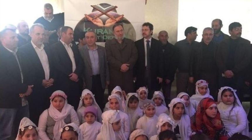 Suriyeli &Ouml;ğrenciler İ&ccedil;in Kur&rsquo;an Kursu Eğitimi T&ouml;renle Başladı