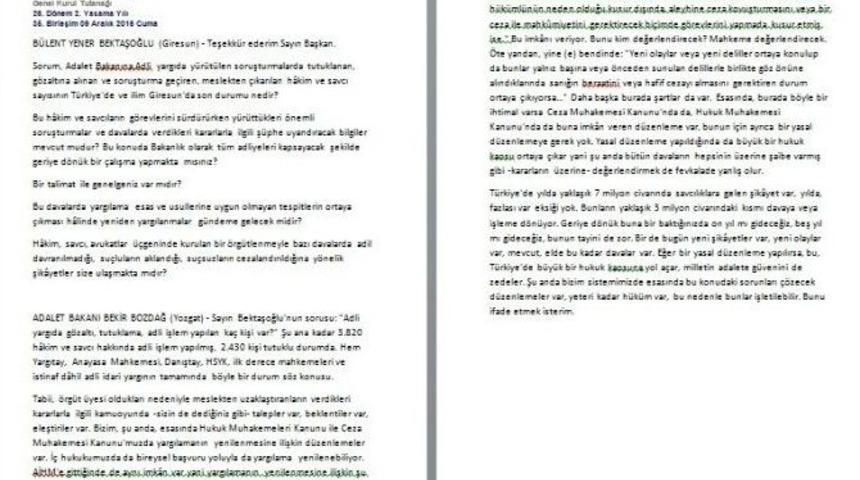 Adalet Bakanı Bozdağ&rsquo;dan Fet&ouml; Hakimlerinin Kararları İle İlgili Flaş A&ccedil;ıklama