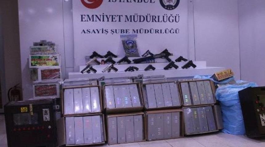 Asayiş Uygulamalarında Ele Ge&ccedil;irilen Malzemeler Sergilendi