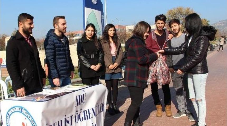 Aydın&rsquo;da Gen&ccedil; &Uuml;niversitelilerden Yardım Kampanyası