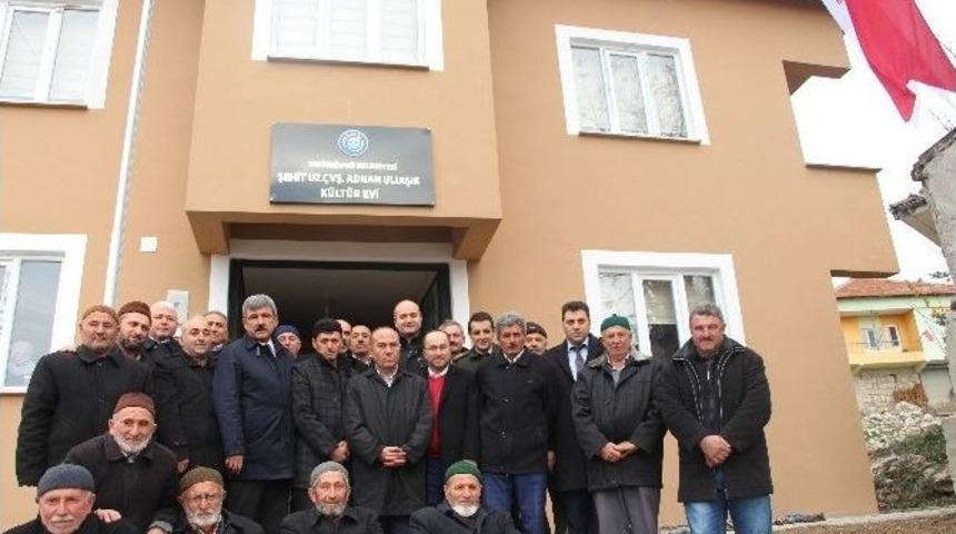 Şehidin Adı K&uuml;lt&uuml;r Evi İle Yaşayacak