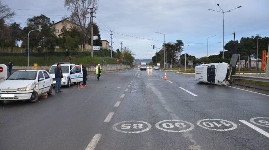 Ünye’de Kaza: 2 Yaralı