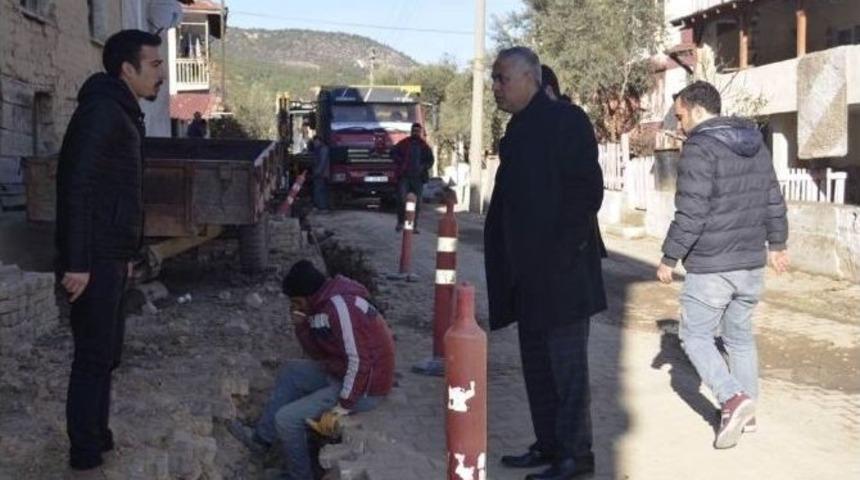 Bayırk&ouml;y Beldesi&rsquo;nde Doğalgaz &Ccedil;alışmaları